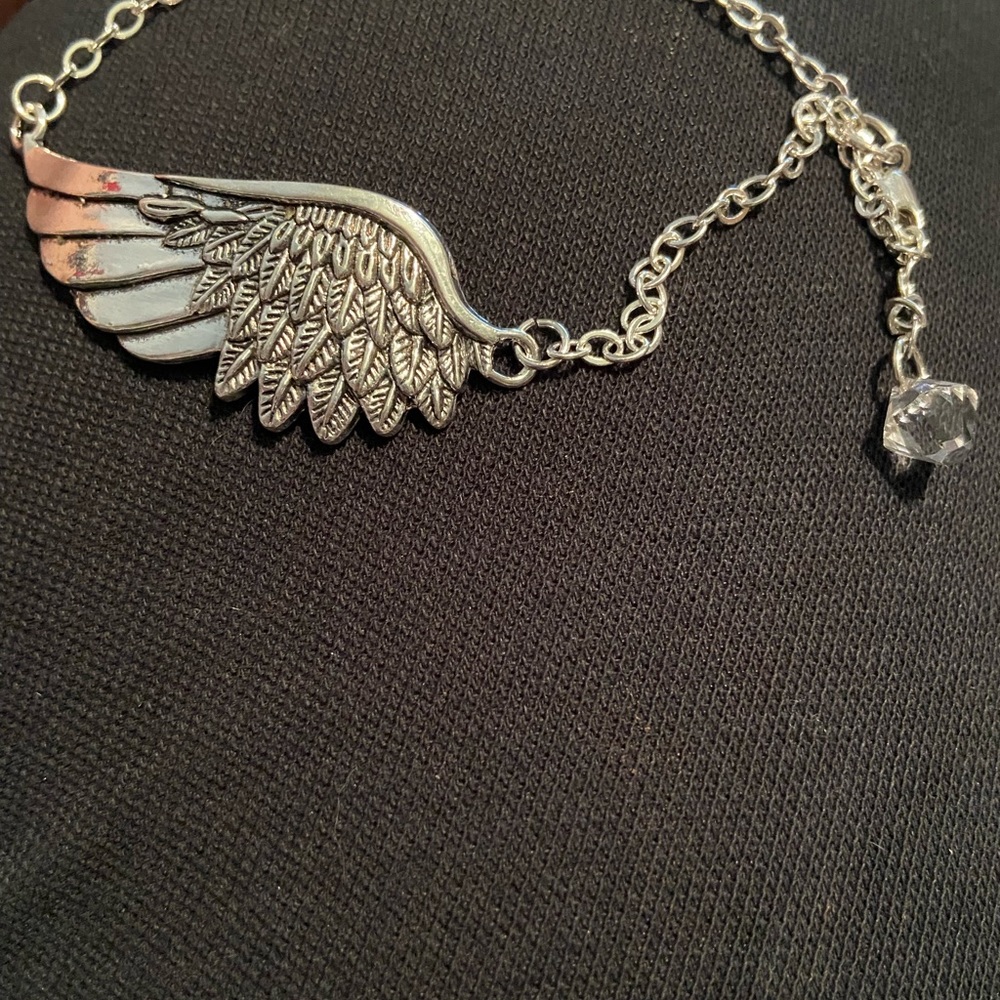 Silver Wing Anklet - Picture 4 of 8